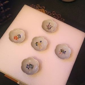 Japanese Porcelain 5 Plate Set